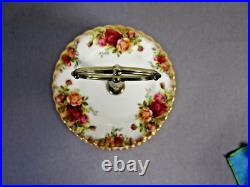 ROYAL ALBERT CHINA OLD COUNTRY ROSES 3 TIER CAKE PLATE from ENGLAND