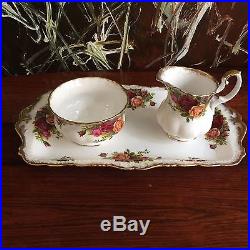 ROYAL ALBERT England OLD COUNTRY ROSES, edles 22- tlgs Kaffeeservice / 6 Pers
