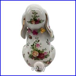 ROYAL ALBERT Figurine Rabbit Old Country Roses Floral Interior accessories ROYAL ALBERT Figurine Rabbit Old Country Roses Floral Interior accessories
