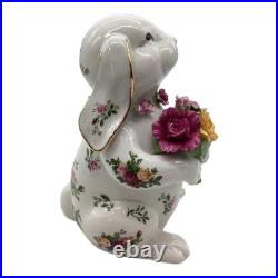 ROYAL ALBERT Figurine Rabbit Old Country Roses Floral Interior accessories ROYAL ALBERT Figurine Rabbit Old Country Roses Floral Interior accessories