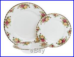 Royal Albert Old Country Roses 12 Piece Dinnerware Set New