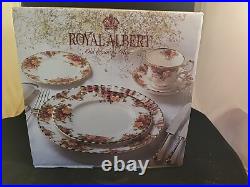 ROYAL ALBERT OLD COUNTRY ROSES 20-PIECE DINNERWARE SET New In Box