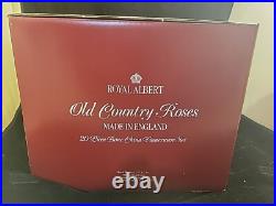 ROYAL ALBERT OLD COUNTRY ROSES 20-PIECE DINNERWARE SET New In Box