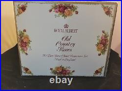 ROYAL ALBERT OLD COUNTRY ROSES 20-PIECE DINNERWARE SET New In Box
