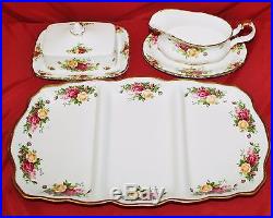 ROYAL ALBERT OLD COUNTRY ROSES 3 PC Service Collection