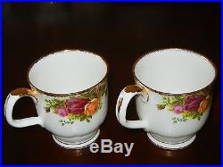 ROYAL ALBERT- OLD COUNTRY ROSES 50 PIECES NEVER USED LG. TEAPOT, JAM JAR