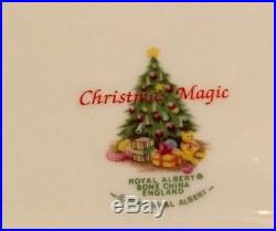 ROYAL ALBERT OLD COUNTRY ROSES CHRISTMAS MAGIC 4 Dinner Plates England