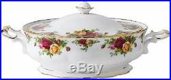 ROYAL ALBERT OLD COUNTRY ROSES COVERED VEGETABLE DISH 1.4ltr / 48oz NEWithUNUSED