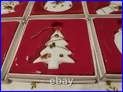 ROYAL ALBERT OLD COUNTRY ROSES ORNAMENT SET NIB IN ORIGINAL BOX SET OF NiNE