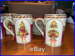 ROYAL ALBERT OLD COUNTRY ROSES SEASONS OF COLOR Set Of 8