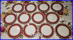 ROYAL ALBERT OLD COUNTRY ROSES SEASON Of COLOUR 12 BREAD AND BUTTER PLATES