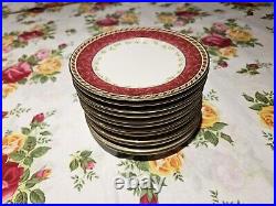 ROYAL ALBERT OLD COUNTRY ROSES SEASON Of COLOUR 12 BREAD AND BUTTER PLATES