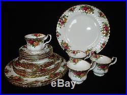 Royal Albert Old Country Roses Set Of 20 Dishes Service For 4 Made In England Royal Albert Old Country Roses Set Of 20 Dishes Service For 4 Made In England
