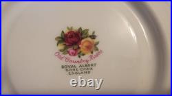 ROYAL ALBERT OLD COUNTRY ROSES Teacup Saucer Butter Plates 1 7 Pieces