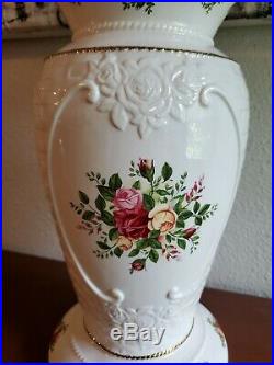 ROYAL ALBERT, Old Country Roses, 14 Basket Weave Vase