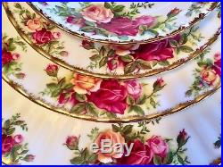 ROYAL ALBERT Old Country Roses 5-Piece 8 Guest Holiday Dinnerware Set Vintage