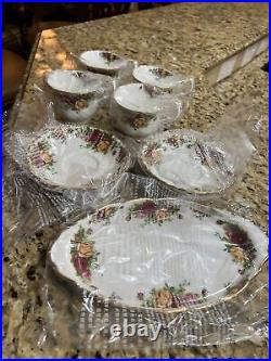 ROYAL ALBERT Old Country Roses 9 PIECES TEA COMPLETER SET BRAND NEW