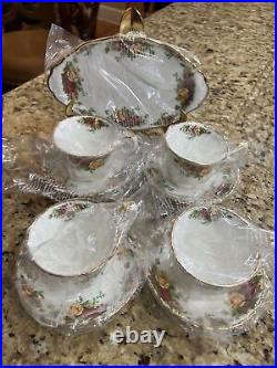 ROYAL ALBERT Old Country Roses 9 PIECES TEA COMPLETER SET BRAND NEW