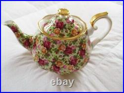 ROYAL ALBERT Old Country Roses CHINTZ COLLECTION Large Teapot