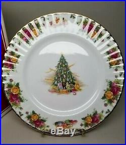 ROYAL ALBERT Old Country Roses Christmas Magic BUFFET SET 10 Dinner Plate Cup