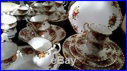 ROYAL ALBERT Old Country Roses Fine English Bone China Set of 56 pieces