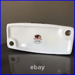 ROYAL ALBERT Old Country Roses Gold Napkin Holder Bone China Rare