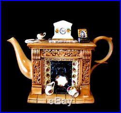ROYAL ALBERT Old Country Roses Large Fireplace Teapot Excellent Cond