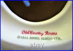 ROYAL ALBERT Old Country Roses Piggy Bank with Applied Roses Rare & So Cute