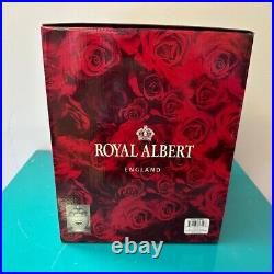 ROYAL ALBERT Old Country Roses ROSE FLUTED LIMITED EDITION Biscuit COOKIE JAR