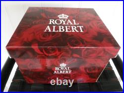 ROYAL ALBERT Old Country Roses Santa's List Figurine Christmas 2005 Signed Box