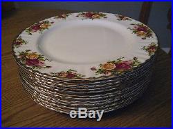ROYAL ALBERT Old Country Roses Service for 12 with serving pieces ORIGINAL BOX