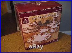 ROYAL ALBERT Old Country Roses Service for 12 with serving pieces ORIGINAL BOX ROYAL ALBERT Old Country Roses Service for 12 with serving pieces ORIGINAL BOX