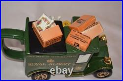ROYAL ALBERT Old Country Roses Tea Pot Teapot Delivery Truck Chintz Cardew 1996 ROYAL ALBERT Old Country Roses Tea Pot Teapot Delivery Truck Chintz Cardew 1996