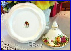ROYAL ALBERT Old Country Roses Teapot Large Size 1st Quality