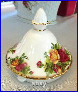 ROYAL ALBERT Old Country Roses Teapot Large Size 1st Quality