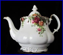 ROYAL ALBERT Old Country Roses Teapot Large Size (6 8 Cups) Excel Cond