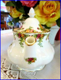 ROYAL ALBERT Old Country Roses Teapot Medium Size 1st Quality As New