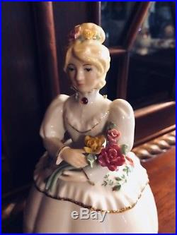 ROYAL ALBERT Old Country Roses Victorian Lady Candy Jar New