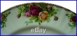 ROYAL ALBERT china OLD COUNTRY ROSES Set of 12 Salad Plates 8-3/8