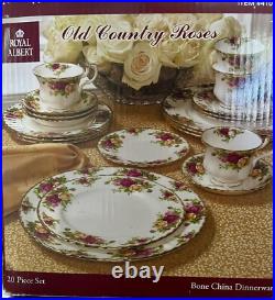 ROYAL ALBERT old country roses 20pcs Dinner set