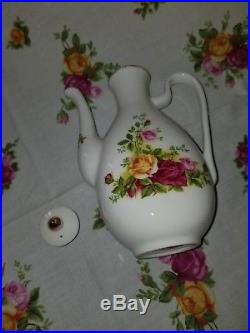 ROYAL ALBERT old country roses oil or syrup dispenser