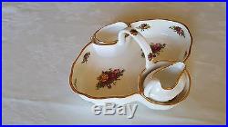 ROYAL ALBERT old country roses strawberry dish