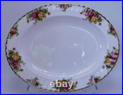 ROYAL DOULTON ROYAL ALBERT OLD COUNTRY ROSES ENGLAND 1962 Oval Platter 13 5/8