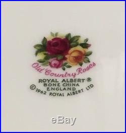 Rare 1962 Royal Albert Old Country Roses England Salad Fruit Large Serving Bowl