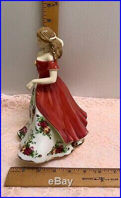 Rare 2008 Royal Albert Old Country Roses Pretty Ladies Figure Figurine Ra 11