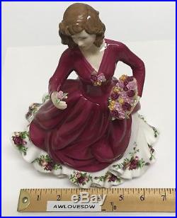 Rare 2008 Royal Albert Old Country Roses Pretty Ladies Figure Figurine Ra 23