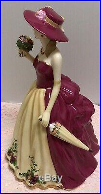 Rare 2010 Royal Albert Old Country Roses Pretty Ladies Figure Figurine -ra 25