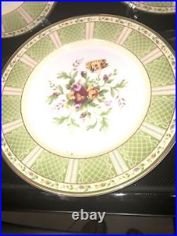 Rare 4 Royal Albert Old Country Roses Seasons of Colour 8 Plates Butterflies