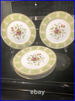 Rare 4 Royal Albert Old Country Roses Seasons of Colour 8 Plates Butterflies