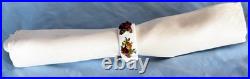 Rare And Beautiful Royal Albert Old Country Rose Table Napkin Rings-12 Sets